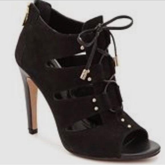 ISOLA Leather Cage Peep Toe Heels - Picture 9 of 9